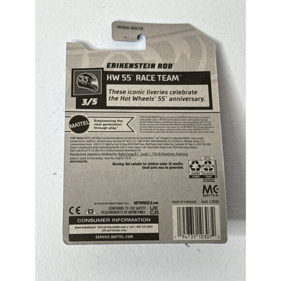 Hot Wheels Car Erikenstein Rod HW 55 Response Team Toy Race Cars 1 64 Kids Gift - Picture 7 of 7